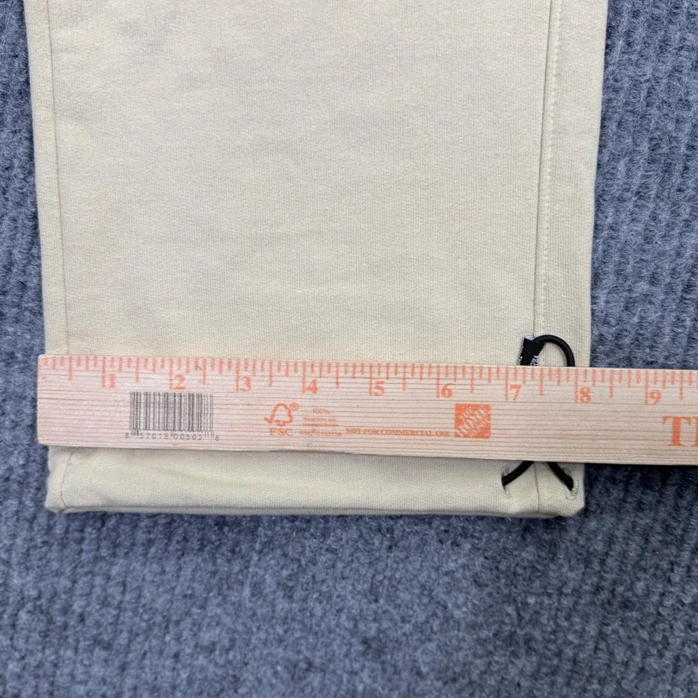 The North Face Men's AXYS Sweatpants Gravel Beige Small Belted Ankle Drawstrings